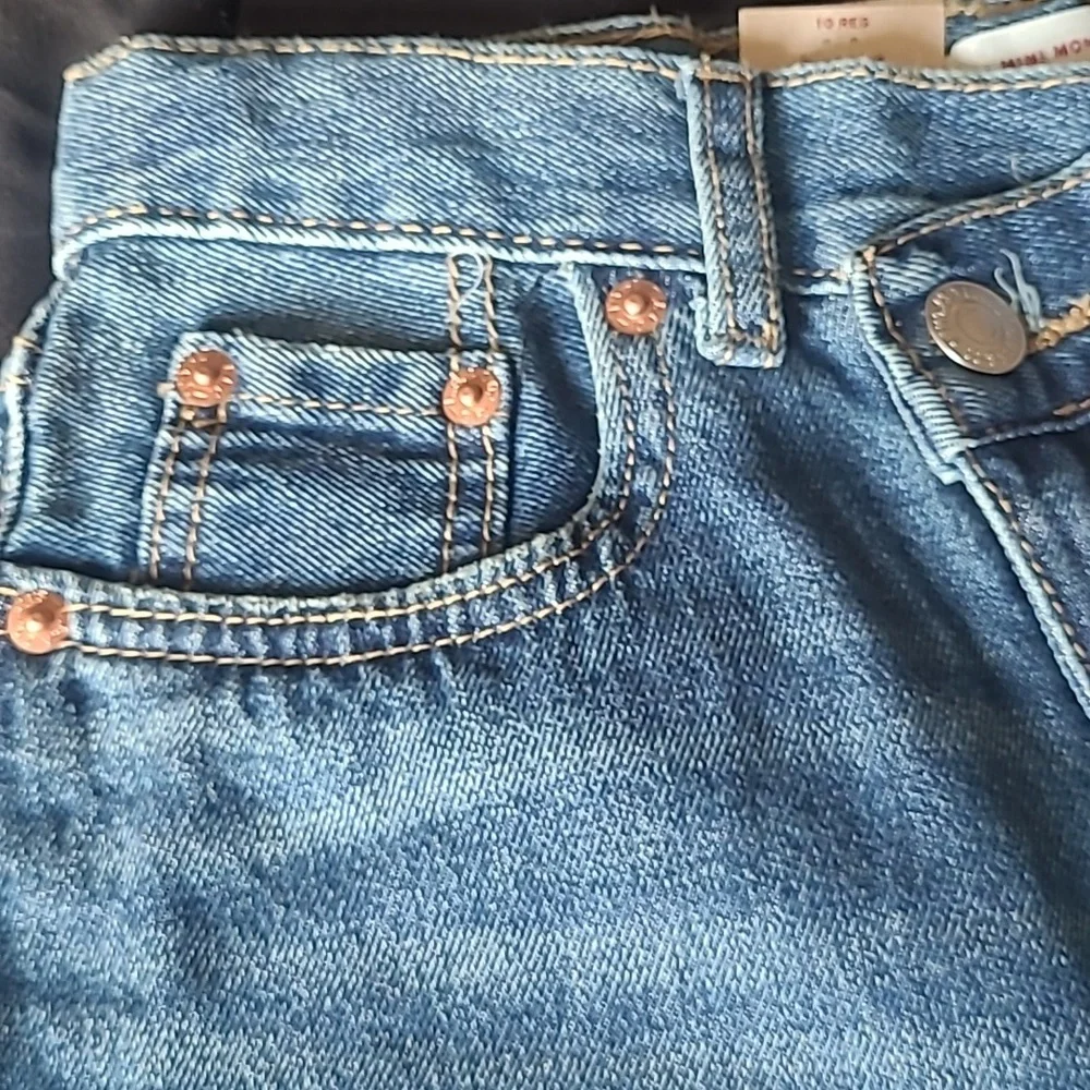 Levi's Girl Shorts, Blue - Picture 7 of 9